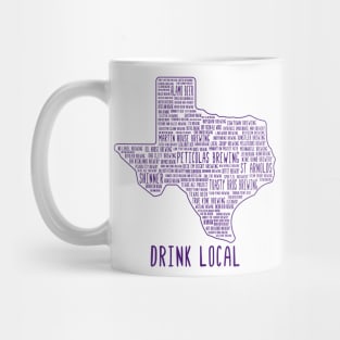Drink Local Texas Craft Beer Mug